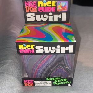 Nee Doh Nice Cube Swirl -Purple/Gray New